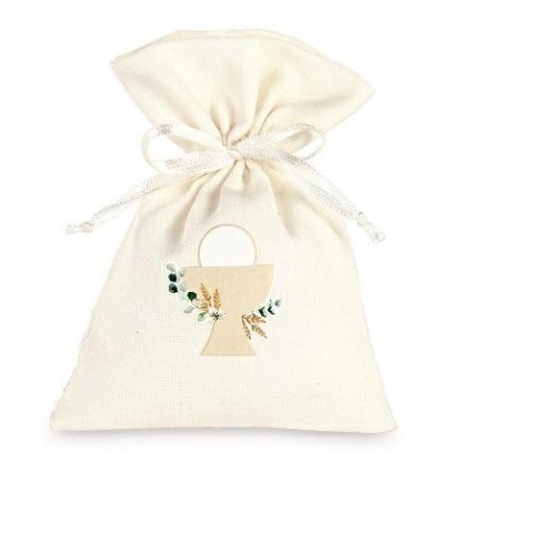 SACCHETTO AVORIO COMUNIONE 10X